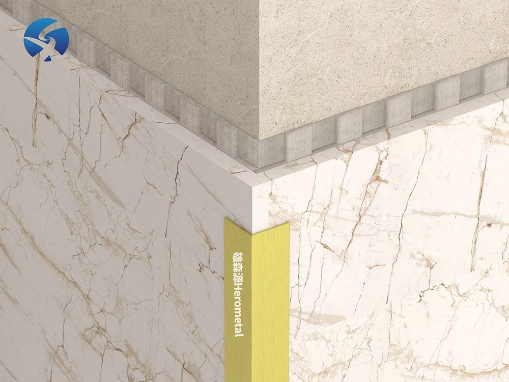 L-shaped brass trim L-shaped brass trim