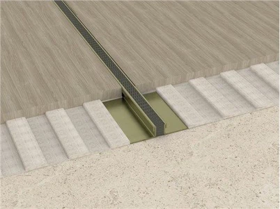 Giunto di movimento a pavimento in acciaio inossidabile