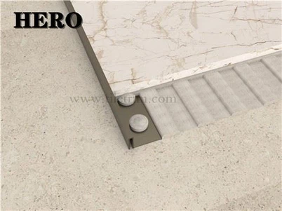 Rivestimento per piastrelle in alluminio a forma di I