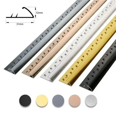 Nuovo bordo per moquette per soluzioni di pavimentazione eleganti e senza sol...