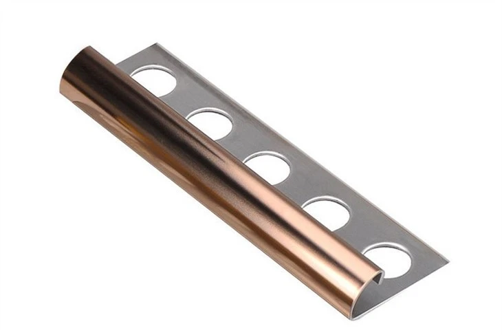 stainless steel round matt rose