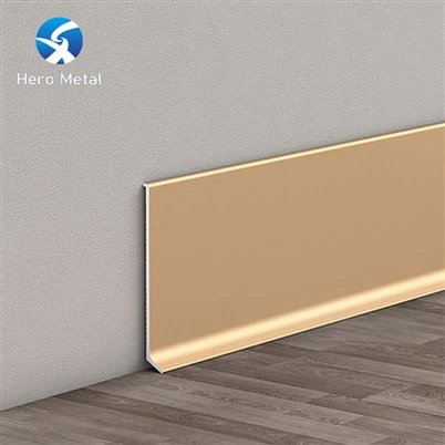 Battiscopa in alluminio