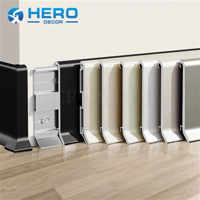 Battiscopa in lega di alluminio