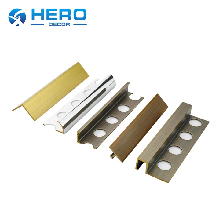 Brushed Brass Tile Edge Trim factory
