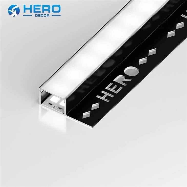Led Profile Recessed Tile Edge For Led Strip factory