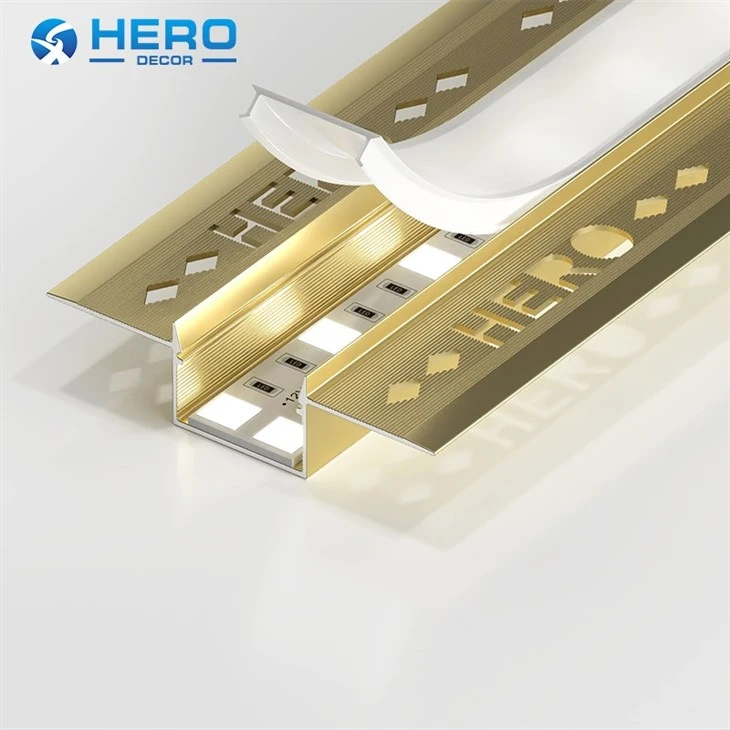 Profilo in alluminio per strisce luminose a led