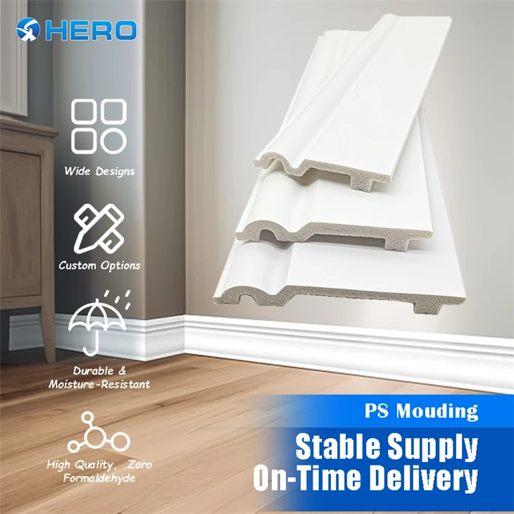 Plastic White Skirting Board high quality