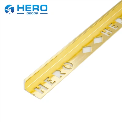 Rivestimento per piastrelle angolari in alluminio