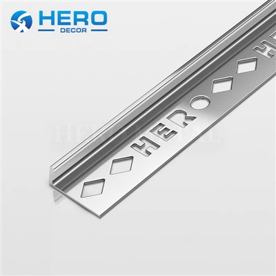 Assetto di piastrelle dritti a forma di alluminio L