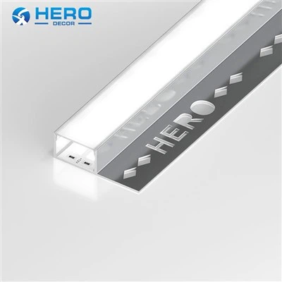 Profilo Led Incasso Bordo Piastrella Per Strip Led