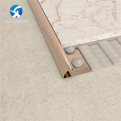 Rivestimento per piastrelle rotonde in acciaio inossidabile